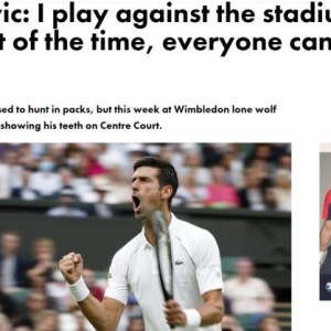 星空体育网页-德约：“90%的比赛，我都还要和现场球迷对抗”